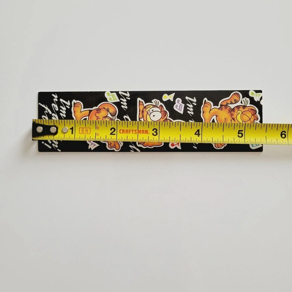 Vintage 70s Garfield Bookmark Dancing Cat Fool 1978 Jim Davis art, Antioch Z-576
